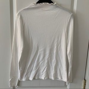 High Neck Tulip Hem TShirt